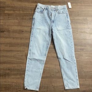 Ultra high rise slim jeans